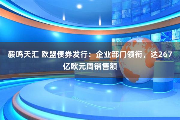 毅鸣天汇 欧盟债券发行：企业部门领衔，达267亿欧元周销售额